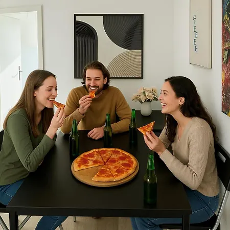 L21-apartment Dortmund, 2 Zimmer, 4 Betten, Standardisierte Ausstattung, Ideal Für Reisende, Pendler, Familien * Dortmund